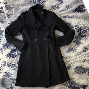 Tahari Dress Coat, Double-Breasted Swing Peacoat